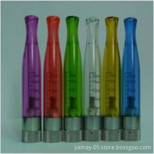 Electronic cigarettes H2 clearomizer, 2.0mL/no leaking/no burn taste/changeable coil at bottom